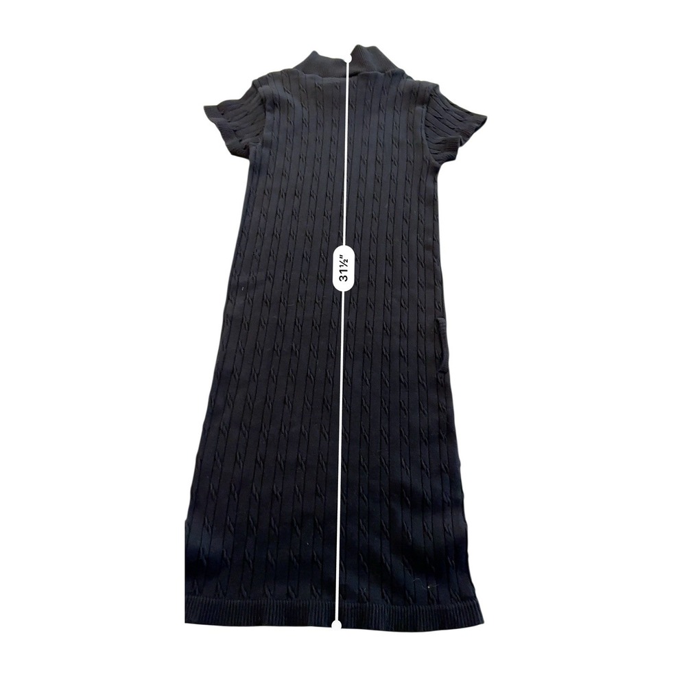 JJ AUTHENTIC Dress Women's Black XS Pencil Style Stretch S/Sleeve New With Tag‎ - Picture 6 of 8
